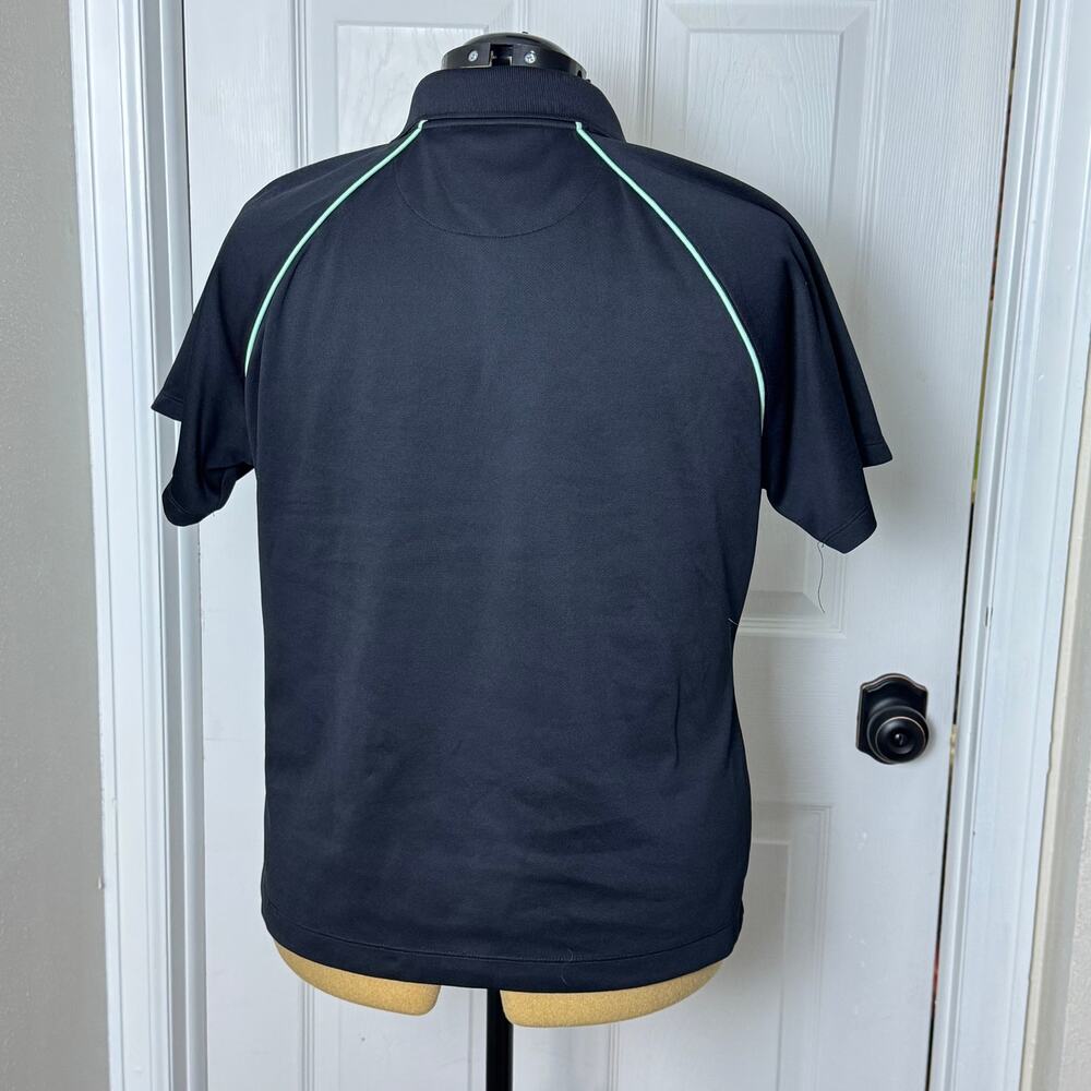 EP Pro Tour Dry Golf Polo Shirt XL 1/4 Zip Performance Raglan Short Sleeve - Picture 2 of 13
